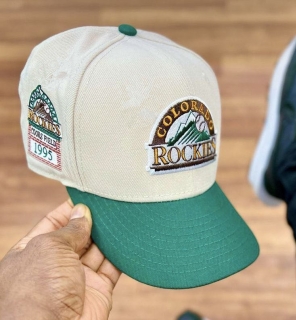 Colorado Rockies MLB Curved Adjustable Hats 125323