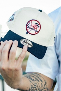 New York Yankees MLB 9FORTY Curved Adjustable Hats 125328