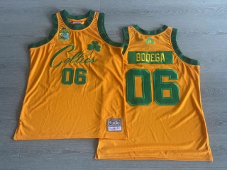 Boston Celtics #06 Bodega NBA Yellow Jersey 125369