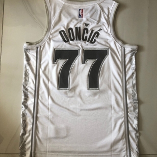 Dallas Mavericks  #77 Luka Dončić 24-25 NBA City Authentic White Jersey 125401