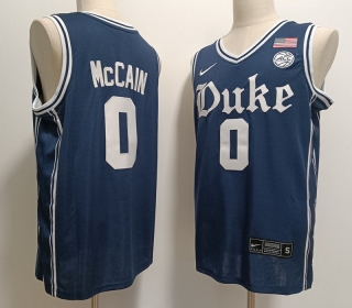 Duke #0 McCAIN NCAA Blue Jersey 125419
