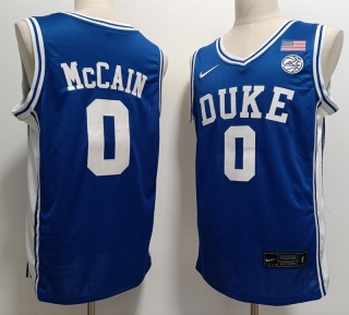 Duke #0 McCAIN NCAA Blue Jersey 125420