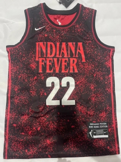 Indiana Fever #22 Clark WNBA Red White Black Jersey 125441