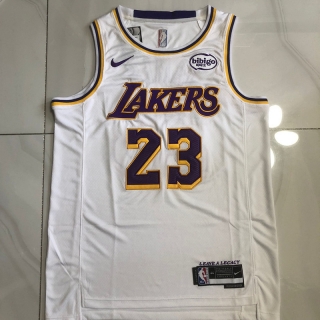 Los Angeles Lakers #23 James NBA Authentic White Jersey 125456