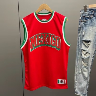 Mexico Red Stitched Basketball Jersey 125488