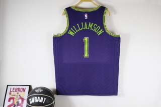 New Orleans Pelicans #1 Williamson 24-25 NBA City Blue Jersey 125509