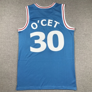 PERC30 Mens #30 Perc O'Cet Movie Blue Basketball Jersey 125523