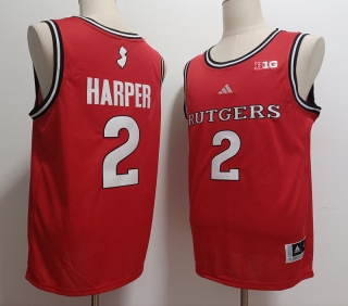 Rutgers Scarlet Knights #2 Dylan Harper Red Jersey 125534
