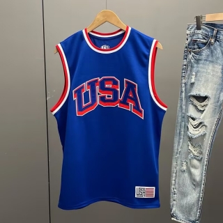 USA Blue Stitched Jersey 125549