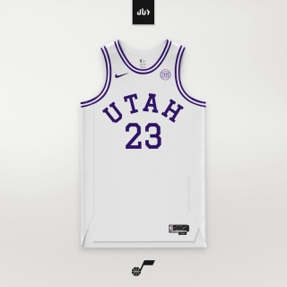 Utah Jazz #23 Lauri Markkanen 24-25 NBA Association White Jersey 125555