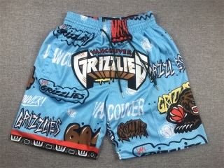 Memphis Grizzlies NBA Just Don Graffiti Shorts 125571