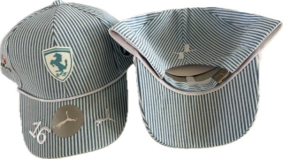 Ferrari Curved Strapback Hats 125608