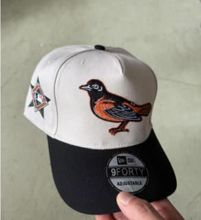 Baltimore Orioles MLB 9FORTY Curved Adjustable Hats 125649