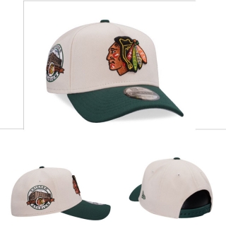 Chicago Blackhawks NHL 9FORTY Curved Adjustable Hats 125655