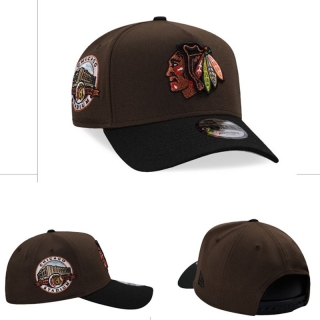 Chicago Blackhawks NHL 9FORTY Curved Adjustable Hats 125656