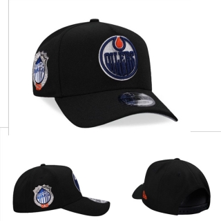 Edmonton Oilers NHL 9FORTY Curved Adjustable Hats 125665