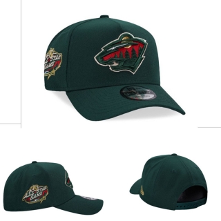 Minnesota Wild NHL 9FORTY Curved Adjustable Hats 125683