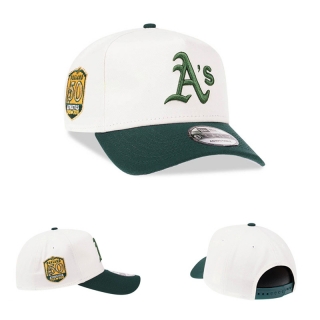 Oakland Athletics MLB 9FORTY Curved Adjustable Hats 125695