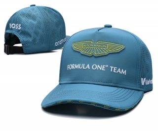 Aston Martin Formula One Team Curved Mesh Adjustable Hats 125740
