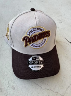 San Diego Padres MLB 9FORTY Curved Adjustable Hats 125785