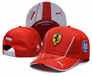 Ferrari Curved Adjustable Hats 122444
