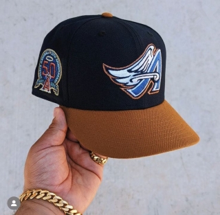 Los Angeles Angels MLB 9FORTY Curved Adjustable Hats 126060