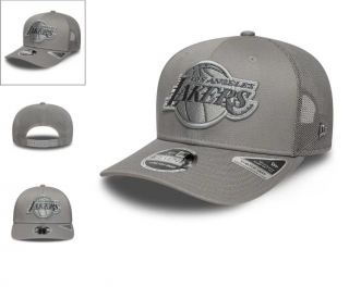 Los Angeles Lakers NBA 9SEVENTY Curved Mesh Stretch-Snap Hats 126188
