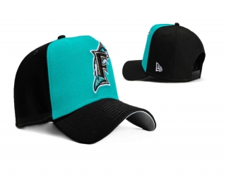 Miami Marlins MLB Curved Adjustable Hats 122715