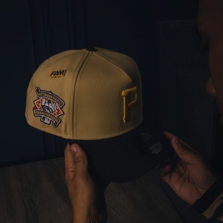 Pittsburgh Pirates MLB Curved Snapback Hats 126248
