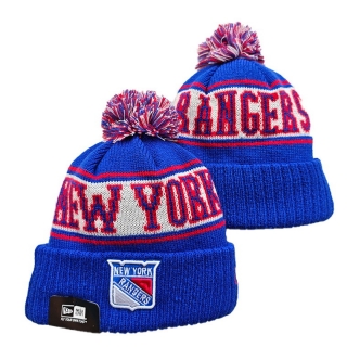 New York Rangers NHL Knitted Beanie Hats 126291