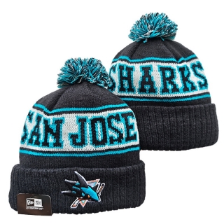 San Jose Sharks NHL Knitted Beanie Hats 126296