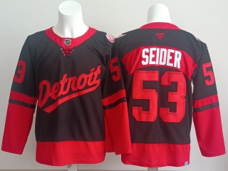 Detroit Red Wings Seider 53# NHL Jerseys 126421