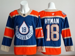 Edmonton Oilers Hyman 18# NHL Jerseys 126436