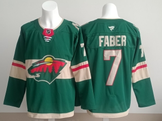 Minnesota Wild Faber 7# NHL Jerseys 126481