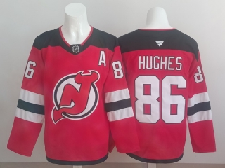 New Jersey Devils Hughes 86# NHL Jerseys 126493
