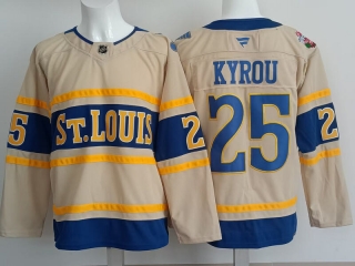 Saint Louis Blues Kyrou 25# NHL Jerseys 126510