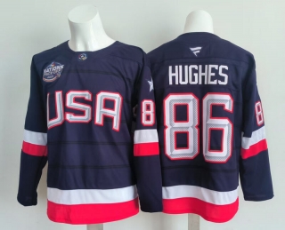 United States National Hughes 86# NHL Jerseys 126542