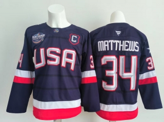 United States National Matthews 34# NHL Jerseys 126544