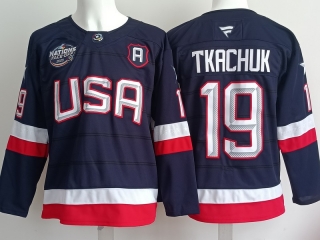 United States National Tkachuk 19# NHL Jerseys 126547