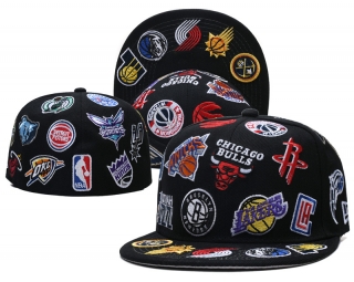 NBA All Over Logo Basketball 59FIFTY Fitted Hats 126012