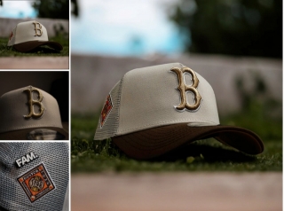Boston Red Sox MLB 9FORTY Curved Adjustable Hats 126572
