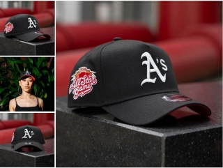 Oakland Athletics MLB 9FORTY Curved Adjustable Hats 126609