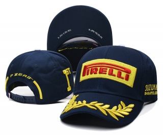 Pirelli Podium Curved Adjustable Hats 126611
