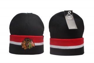 Chicago Blackhawks NHL Knitted Beanie Hats 126659