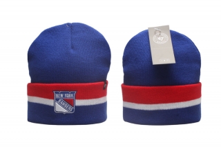 New York Rangers NHL Knitted Beanie Hats 126666