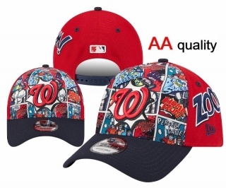 Washington Nationals MLB 9FORTY Curved Adjustable Hats 126688