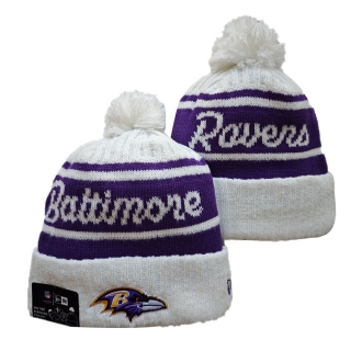 Baltimore Ravens NFL Knitted Beanie Hats 126716