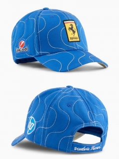 Ferrari Curved Snapback Hats 126769