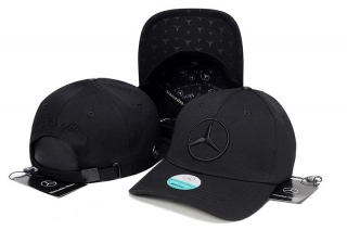 Mercedes-Bens AMG Pure Cotton High Quality Curved Strapback Hats 126815