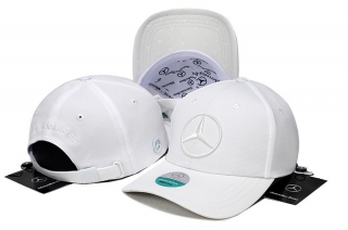 Mercedes-Bens AMG Pure Cotton High Quality Curved Strapback Hats 126817